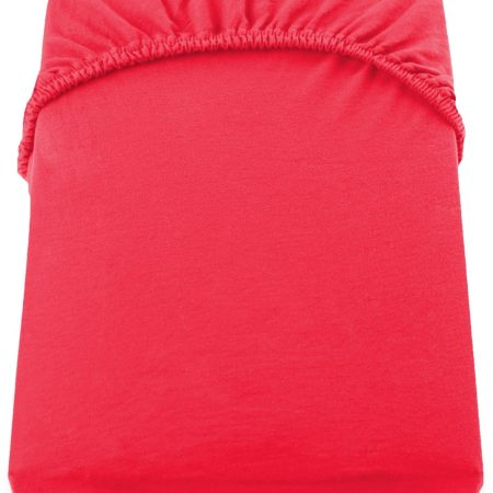 Coprimaterasso NEPHRITE colore rosso jersey 120-140x200 decoking