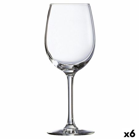 Calice per vino Ebro Trasparente Vetro (470 ml) (6 Unità)