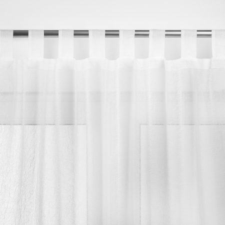 Tenda KRESZ colore bianco stile classico bretelle lana compressa  140x175 homede