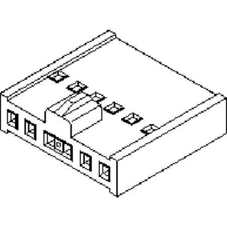 Molex 901560144 2.54mm Pitch C-Grid III Crimp Housing Single Row