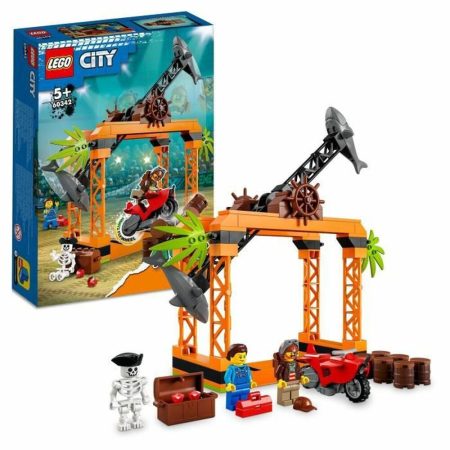 Playset Lego 60342 City Stuntz Stunt Challenge: Shark Attack (122 Pezzi)