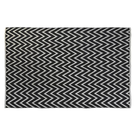Tappeto DKD Home Decor Zig zag Bicolore Città (120 x 180 x 1 cm) Made in Italy Global Shipping