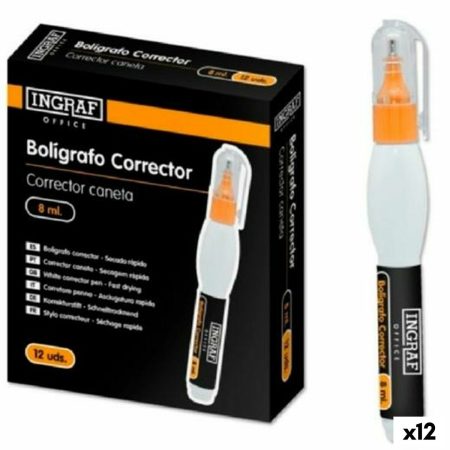 Correttore a Penna Ingraf 8 ml (12 Unità) Made in Italy Global Shipping