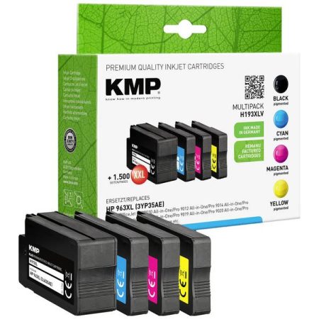 Cartuccia KMP Compatibile sostituisce HP 963XL (3YP35AE) Imballo multiplo Nero
