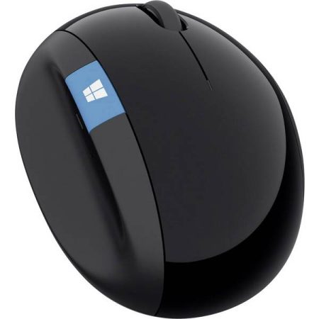 Microsoft Sculp Ergonomic Mouse wireless Senza fili (radio) Infrarossi Nero 5 Tasti 1000 dpi Ergonomico