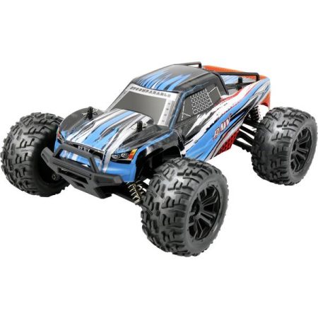 Reely RAW Blu Brushed 1:14 Automodello Elettrica Monstertruck 4WD RtR 2