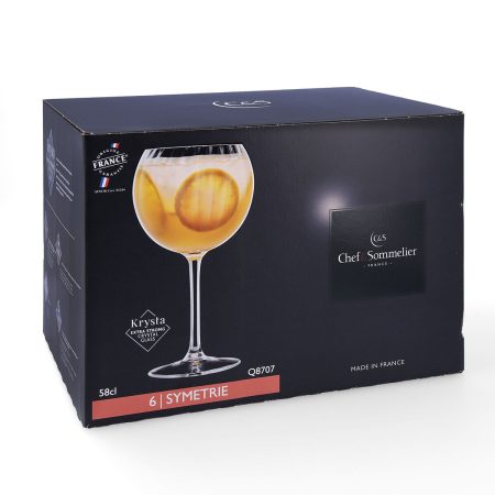 Set di Bicchieri da Gin Tonic Chef & Sommelier Symetrie 6 Unità Vetro 580 ml