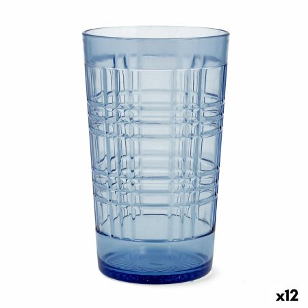 Bicchiere Quid Viba Azzurro Plastica 650 ml (12 Unità) (Pack 12x)