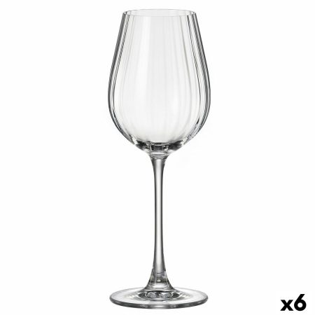 Calice per vino Bohemia Crystal Optic Trasparente 400 ml 6 Unità