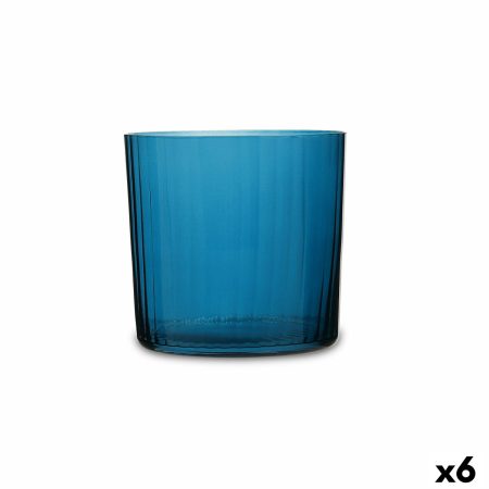 Bicchiere Bohemia Crystal Optic Turchese Vetro 350 ml (6 Unità)