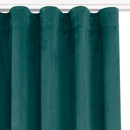 Tenda  VILA colore marittimo stile classico nastro aggrappa tende wawe trasparente 7 cm velluto 135x225 homede