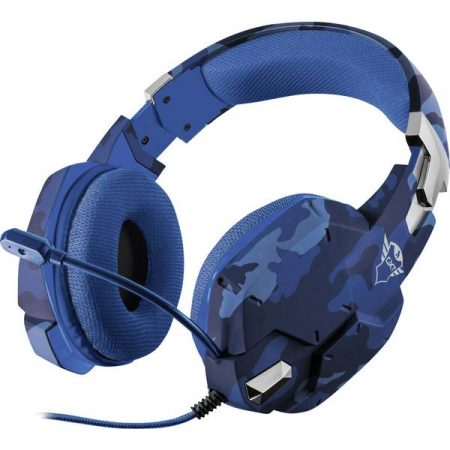 Trust GXT322B Carus Gaming Cuffie On Ear via cavo Stereo Mimetico