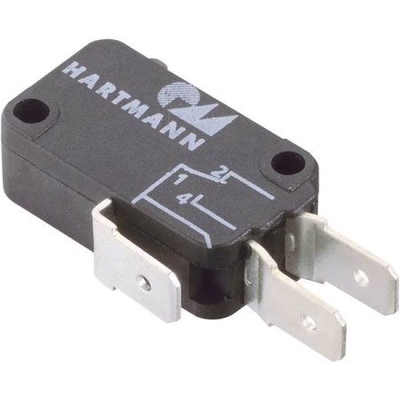 Hartmann Microinterruttore 04G01B01X01A 250 V/AC 16 A 1x Off / (On) Momentaneo 1 pz.