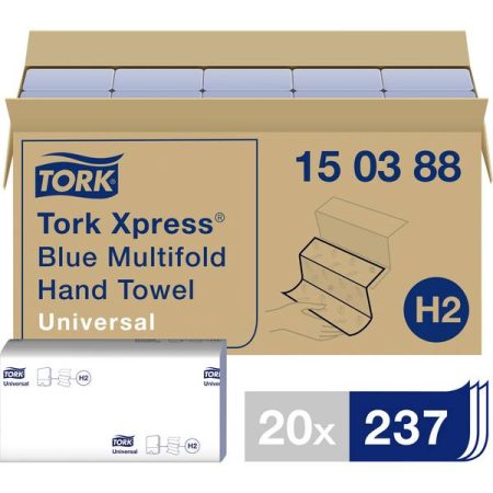 TORK 150388 Asciugamani di carta Blu 20 pz.