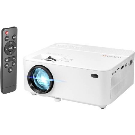Technaxx Videoproiettore TX-113 LED Luminosità: 1800 lm 800 x 480 WXGA 2000 : 1 Bianco
