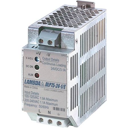TDK-Lambda DLP75-24-1/E Alimentatore per guida DIN 24 V/DC 3.1 A 75 W 1 x