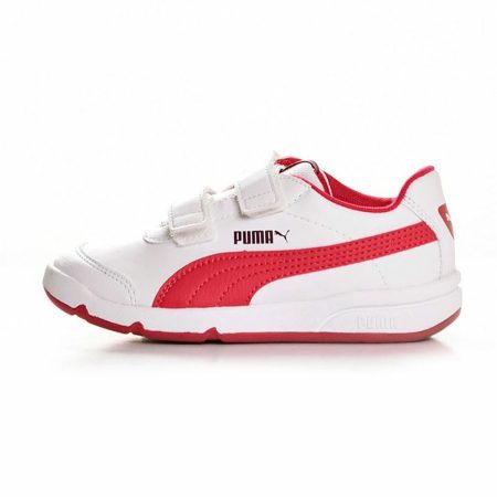Scarpe da Tennis Casual Bambino Puma  Stepfleex 2 SL V PS Rosso Bianco