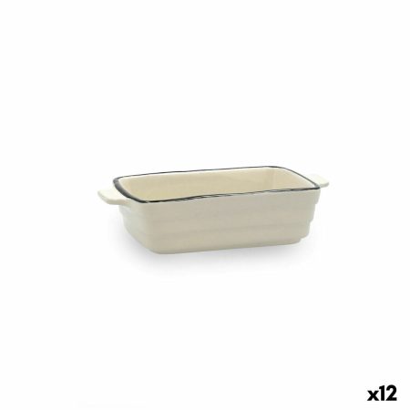 Pentola Quid Cocco 16 x 9 x 4 cm Ceramica Bianco (12 Unità)