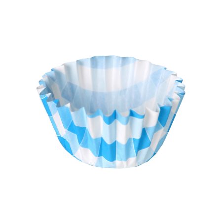 Teglia per Muffin Algon Righe Azzurro Monouso 5 x 3
