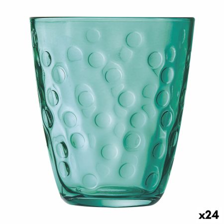 Bicchiere Luminarc Concepto Pepite Verde Vetro 310 ml 24 Unità