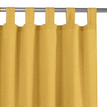 Tenda  CARMENA colore  senape stile classico bretelle per tende 10 cm treccia 150x245 homede