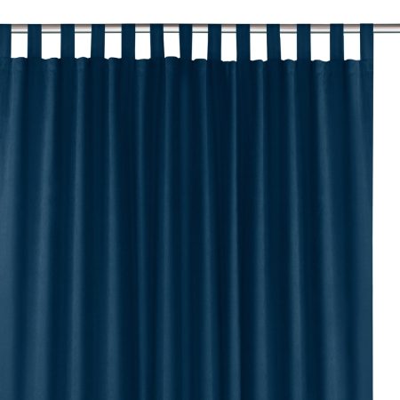 Tenda  MILANA colore indigo stile classico bretelle per tende 10 cm ciniglia 420x175 homede