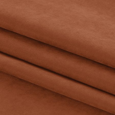 Tenda  MILANA colore rame stile classico nastro aggrappa tende wawe trasparente 7 cm ciniglia 280x300 homede