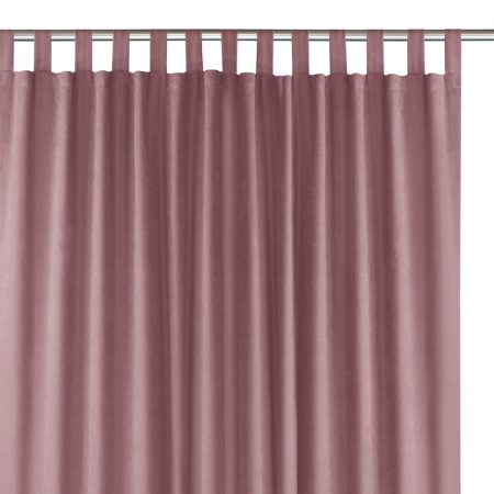 Tenda  MILANA colore rosa stile classico bretelle per tende 10 cm ciniglia 140x270 homede