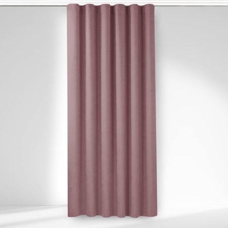 Tenda  MILANA colore rosa stile classico nastro aggrappa tende wawe trasparente 7 cm ciniglia 220x225 homede