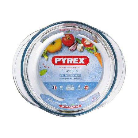 Casseruola con coperchio Pyrex Essentials Trasparente Vetro 2
