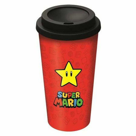 Bicchiere con Tappo Super Mario 01379 (520 ml)