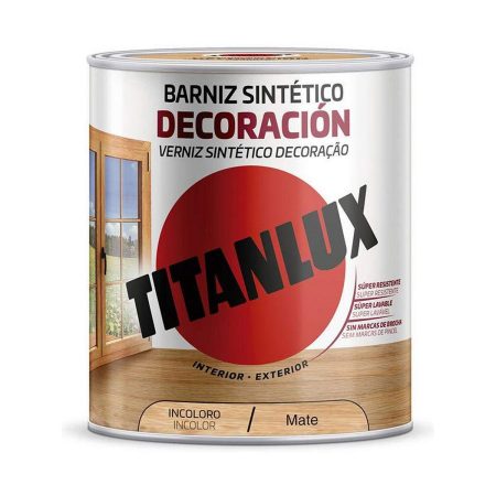 Vernice Titanlux m12100034 750 ml Incolore Made in Italy Global Shipping