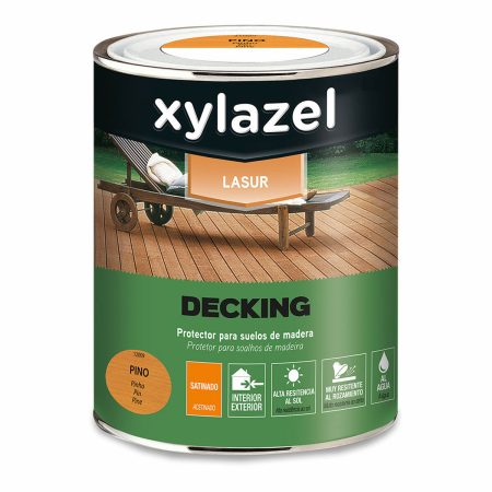 Lasur Xylazel Decking Protettore di superficie 750 ml Pino Raso Made in Italy Global Shipping