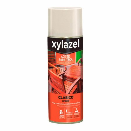 Olio per teak Xylazel Classic 5396270 Spray Teca 400 ml Mat Made in Italy Global Shipping