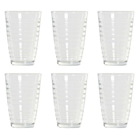 Set di Bicchieri DKD Home Decor 8424001836048 Trasparente Cristallo 300 ml (6 pcs)