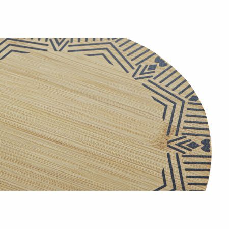 Sottopentola DKD Home Decor Nero Naturale Bambù 20 x 20 x 1 cm