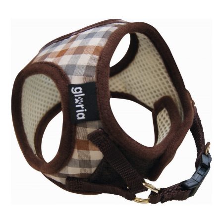 Imbracatura per Cani Gloria Checked 21-29 cm S Made in Italy Global Shipping