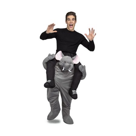 Costume per Adulti My Other Me Ride-On Elefante Grigio Taglia unica