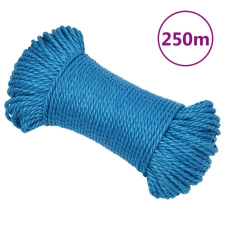 Corda da Lavoro Blu 3 mm 250 m in Polipropilene