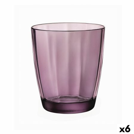 Bicchiere Bormioli Rocco Pulsar Viola Vetro 390 ml (6 Unità) (Pack 6x)