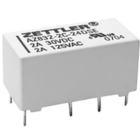 Zettler Electronics AZ832P2-2C-3DE Relè per PCB 3 V/DC 3 A 2 scambi 1 pz.