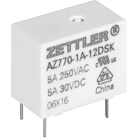 Zettler Electronics AZ770-1C-24DE Relè per PCB 24 V/DC 5 A 1 scambio 1 pz.