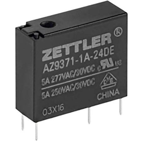 Zettler Electronics AZ9371-1A-24DE Relè per PCB 24 V/DC 5 A 1 NA 1 pz.