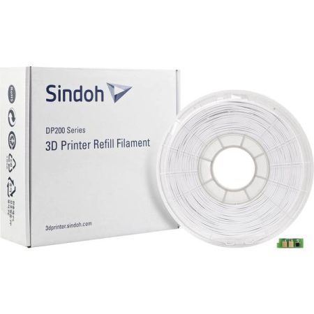 Sindoh 3DP200PWH-R Filamento per stampante 3D Plastica PLA 1.75 mm 700 g Bianco