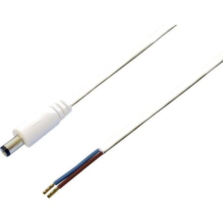 BKL Electronic 075192 Cavo per bassa tensione Spina a bassa tensione - Estremità aperta 5.50 mm 2.10 mm 5.00 m 1 pz.