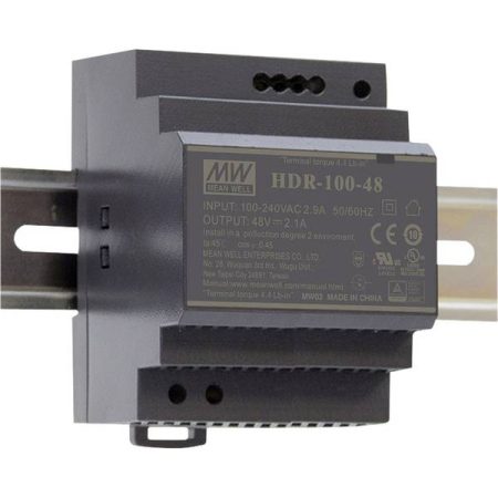 Mean Well HDR-100-12 Alimentatore per guida DIN 12 V/DC 7.1 A 85.2 W 1 x