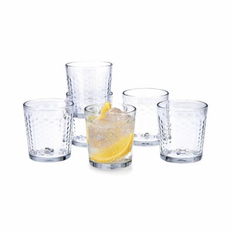 Set di Bicchieri Quid Gala Trasparente Vetro 6 Pezzi 260 ml