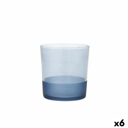 Bicchiere Quid Pincel Azzurro Vetro 380 ml (6 Unità)