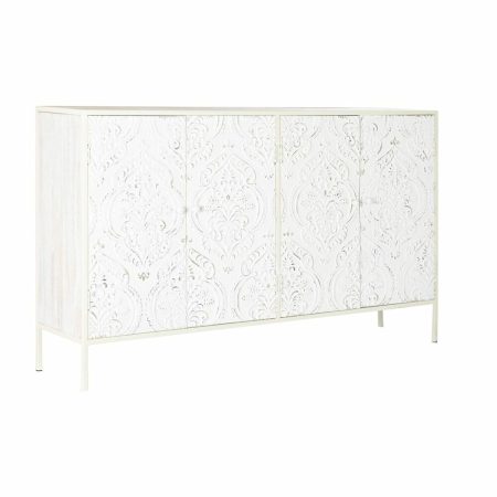 Credenza DKD Home Decor Bianco Abete Legno MDF 156 x 35 x 93 cm Made in Italy Global Shipping