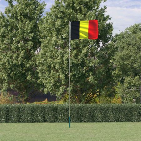 Asta e Bandiera Belgio 5